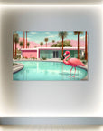 Palm Springs Mirage | Creative Photography on Acrylic Glass 120x80 cm | 2025