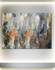 Whispering Petals | Mixed-media on Canvas Paper 115x165 cm | 7 editions, 2024