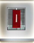 Scarlet Structure | Digital Painting on Canvas 120x100 cm | 7 editions, 2022