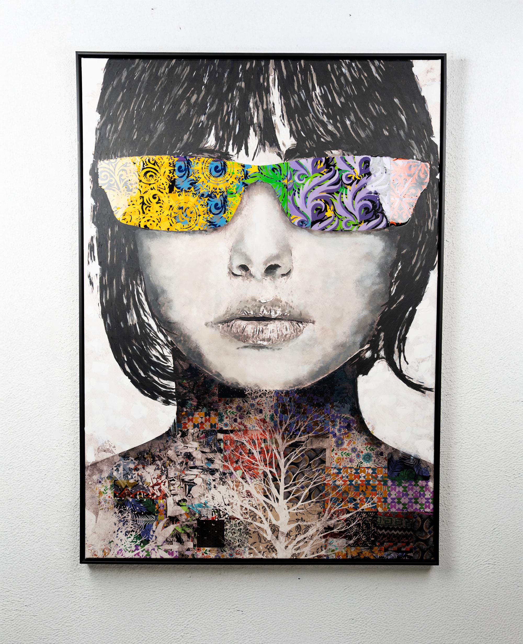Original Painting | Acrylic on Canvas, Resin Finish -140x100 cm