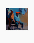 Timeless Companionship| Mixed-media on Canvas Paper 90x90 cm | 7 editions, 2024