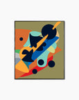 Urban Geometry 2 | Digital Painting on Canvas 100x80 cm | 7 editions, 2021