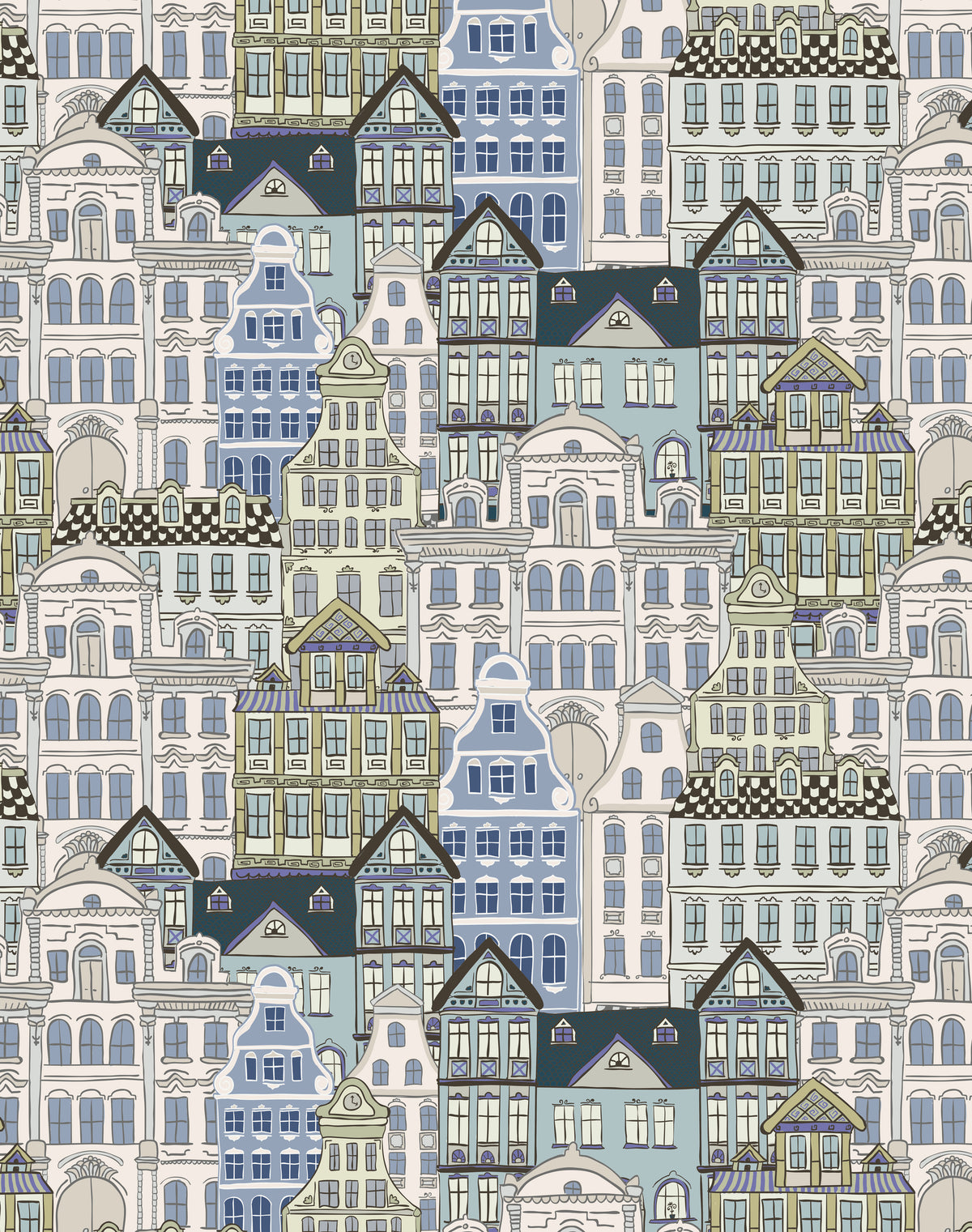 Soft Stylish Architectural Wallpaper Inspiration Design photo